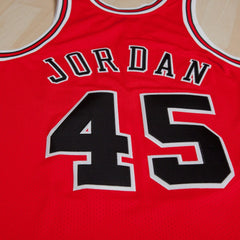 Chicago Bulls Michael Jordan 1994-95 Road 45 Authentic Jersey sale On Sale