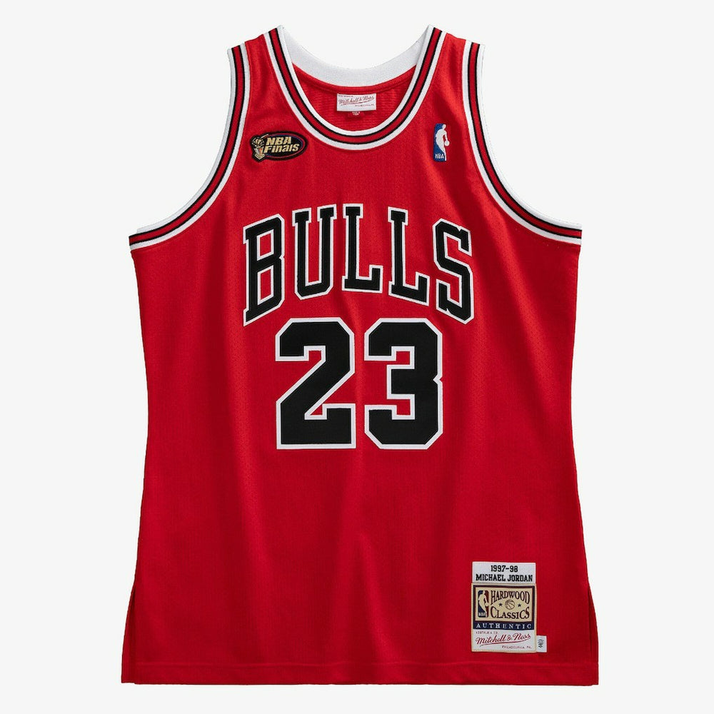Chicago Bulls Authentic Jersey Road Finals Michael Jordan 1997-98 On Sale
