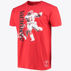 Atlanta Falcons Mitchell & Ness Stencil Font Player Tee Deion Sanders