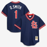 Ozzie Smith St. Louis Cardinals Mitchell & Ness Authentic Batting Practice Jersey | MLB On Sale