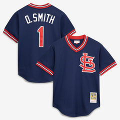 Ozzie Smith St. Louis Cardinals Mitchell & Ness Authentic Batting Practice Jersey | MLB On Sale