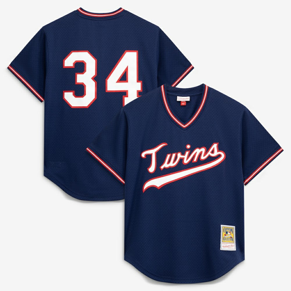 Kirby Puckett Minnesota Twins Mitchell & Ness Authentic Batting Practice Jersey | MLB Sale