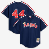 Reggie Jackson California Angels Authentic Batting Practice Jersey - Navy
