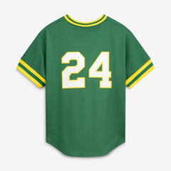 Rickey Henderson Athletics Mitchell & Ness Authentic Batting Practice Jersey | MLB Discount