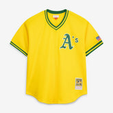 Rickey Henderson Athletics Authentic Batting Practice Jersey - Yellow
