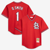 Ozzie Smith St. Louis Cardinals Mitchell & Ness Authentic Batting Practice Jersey | MLB Near me