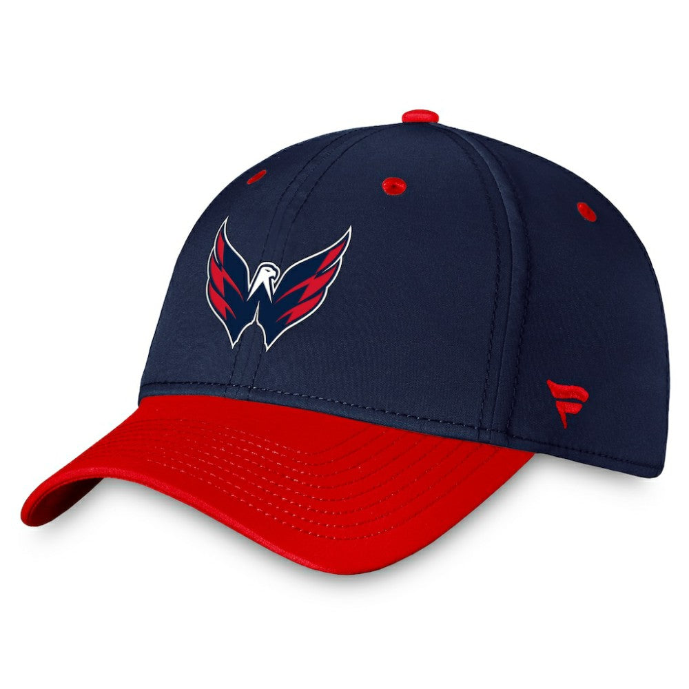 Washington Capitals Fanatics Authentic Pro Rink Two-Tone Flex Hat – Navy/Red Sale