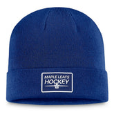 Toronto Maple Leafs Fanatics Authentic Pro Cuffed Knit Hat – Blue Online