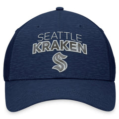 Seattle Kraken Fanatics Authentic Pro Road Stack Logo Flex Hat Online