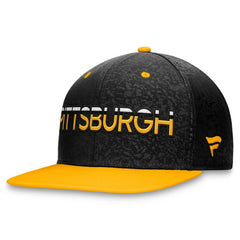 Pittsburgh Penguins Fanatics Authentic Pro Rink Two-Tone Snapback Hat – Black/Gold Discount