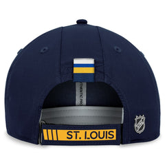 St. Louis Blues Fanatics Authentic Pro Rink Adjustable Hat Sale