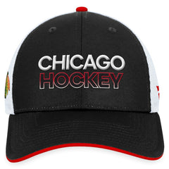 Chicago Blackhawks Fanatics Authentic Pro Rink Trucker Adjustable Hat On Sale