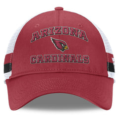 Arizona Cardinals Fanatics Fundamentals Side Stripe Trucker Adjustable Hat