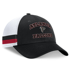 Atlanta Falcons Fanatics Fundamentals Side Stripe Trucker Adjustable Hat