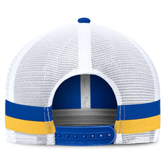 Los Angeles Rams Fanatics Fundamentals Side Stripe Trucker Adjustable Hat