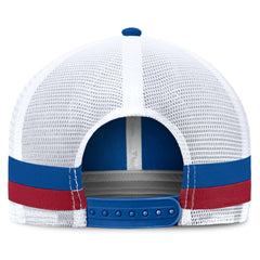 New York Giants Fanatics Fundamentals Side Stripe Trucker Adjustable Hat