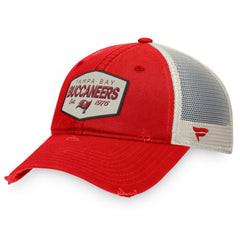 Tampa Bay Buccaneers Fanatics Heritage Patch Trucker Adjustable Hat