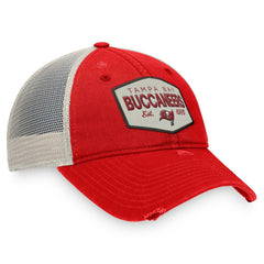 Tampa Bay Buccaneers Fanatics Heritage Patch Trucker Adjustable Hat