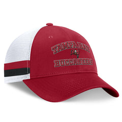 Tampa Bay Buccaneers Fanatics Fundamentals Side Stripe Trucker Adjustable Hat
