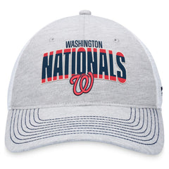Washington Nationals Fanatics Logo Trucker Adjustable Hat | MLB Near me