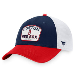 Boston Red Sox Fanatics Two-Tone Patch Trucker Adjustable Hat | MLB On Sale