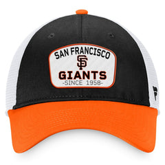 San Francisco Giants Fanatics Two-Tone Patch Trucker Adjustable Hat | MLB Shop