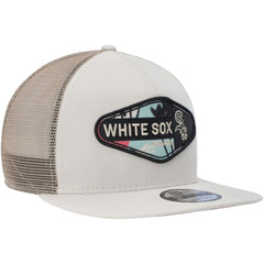 Chicago White Sox New Era Retro Beachin' Patch A-Frame Trucker 9FIFTY Snapback Hat | MLB On Sale