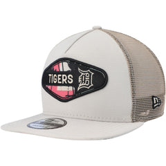 Detroit Tigers New Era Retro Beachin' Patch A-Frame Trucker 9FIFTY Snapback Hat | MLB Online