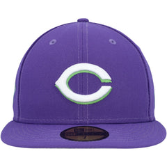 Cincinnati Reds New Era Lime Side Patch 59FIFTY Fitted Hat | MLB For sale
