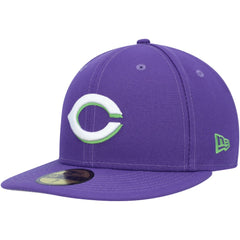 Cincinnati Reds New Era Lime Side Patch 59FIFTY Fitted Hat | MLB For sale