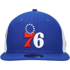 Philadelphia 76ers Pop Panels 9FIFTY Snapback Hat Discount