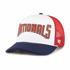 Washington Nationals '47 Foam Front Script Trucker Snapback Hat | MLB Online