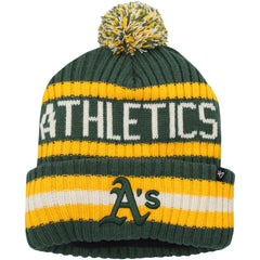 Athletics '47 Bering Cuffed Knit Hat with Pom | MLB New