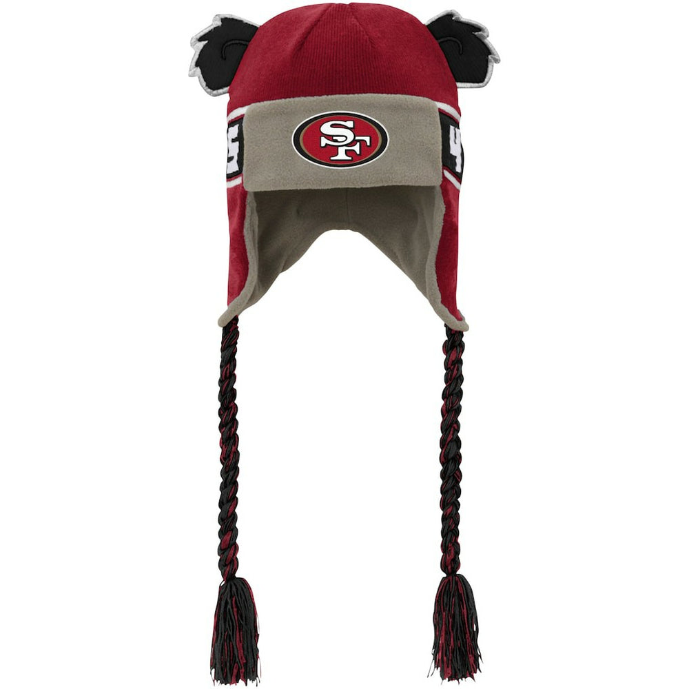 San Francisco 49ers Youth Wordmark Ears Trooper Knit Hat