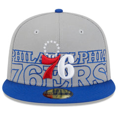 Philadelphia 76ers 2023 NBA Draft Two-Tone 59FIFTY Fitted Hat New