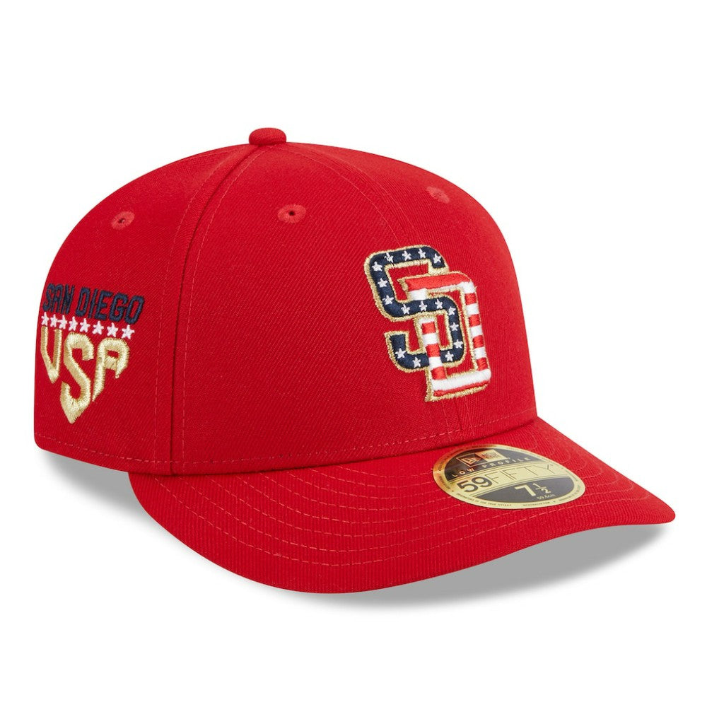 San Diego Padres New Era 2023 Fourth of July Low Profile 59FIFTY Fitted Hat | MLB US