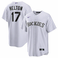 Todd Helton Colorado Rockies Home Retired Player Replica Jersey - White