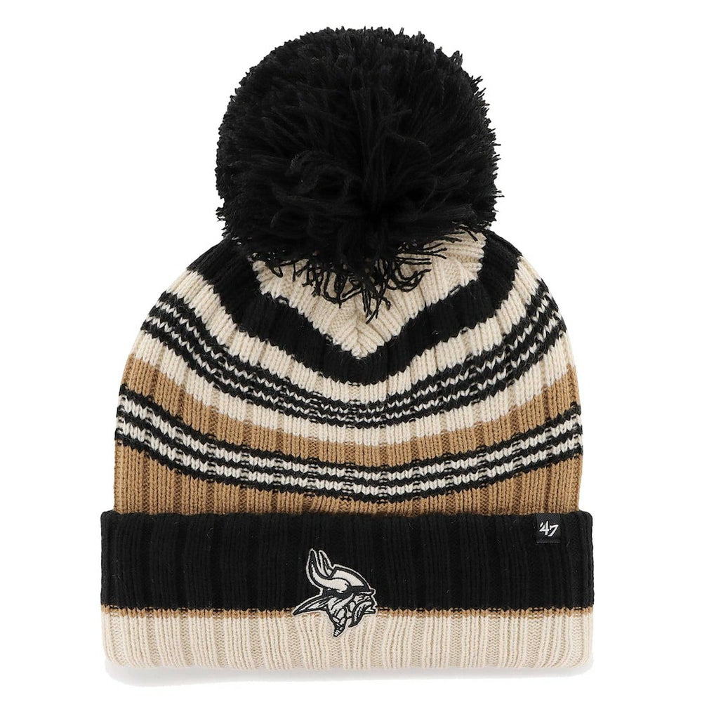 Minnesota Vikings 47 brand '47 Women's Barista Cuffed Knit Hat with Pom