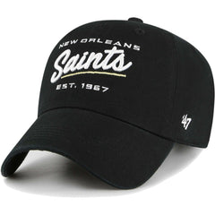 New Orleans Saints 47 brand '47 Women's Sidney Clean Up Adjustable Hat