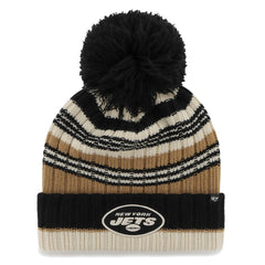 New York Jets 47 brand '47 Women's Barista Cuffed Knit Hat with Pom