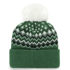 New York Jets 47 brand '47 Women's Elsa Cuffed Knit Hat with Pom