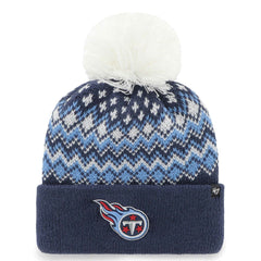 Tennessee Titans 47 brand '47 Women's Elsa Cuffed Knit Hat with Pom