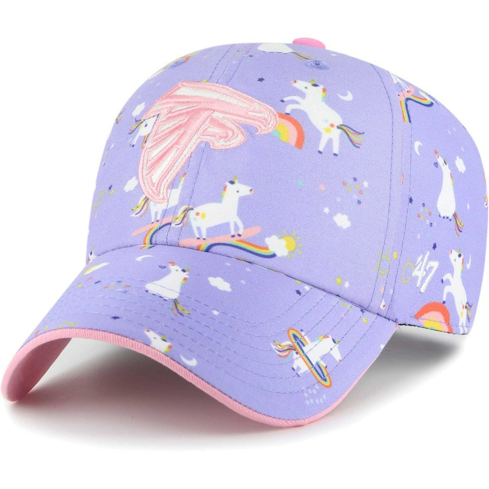 Atlanta Falcons 47 brand '47 Girls Preschool Unicorn Clean Up Adjustable Hat