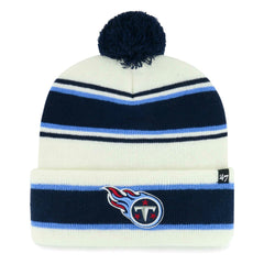 Tennessee Titans 47 brand '47 Youth Stripling Cuffed Knit Hat with Pom