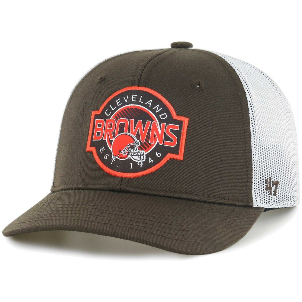 Cleveland Browns 47 brand '47 Youth Scramble Adjustable Trucker Hat