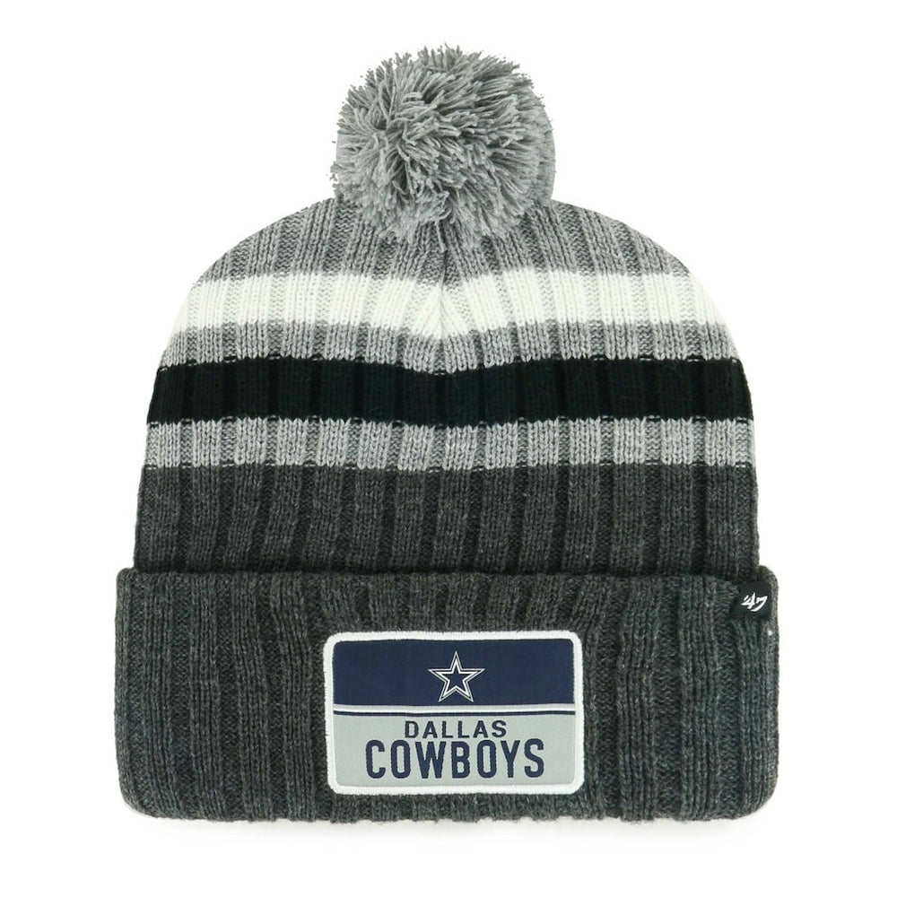 Dallas Cowboys 47 brand '47 Stack Cuffed Knit Hat with Pom