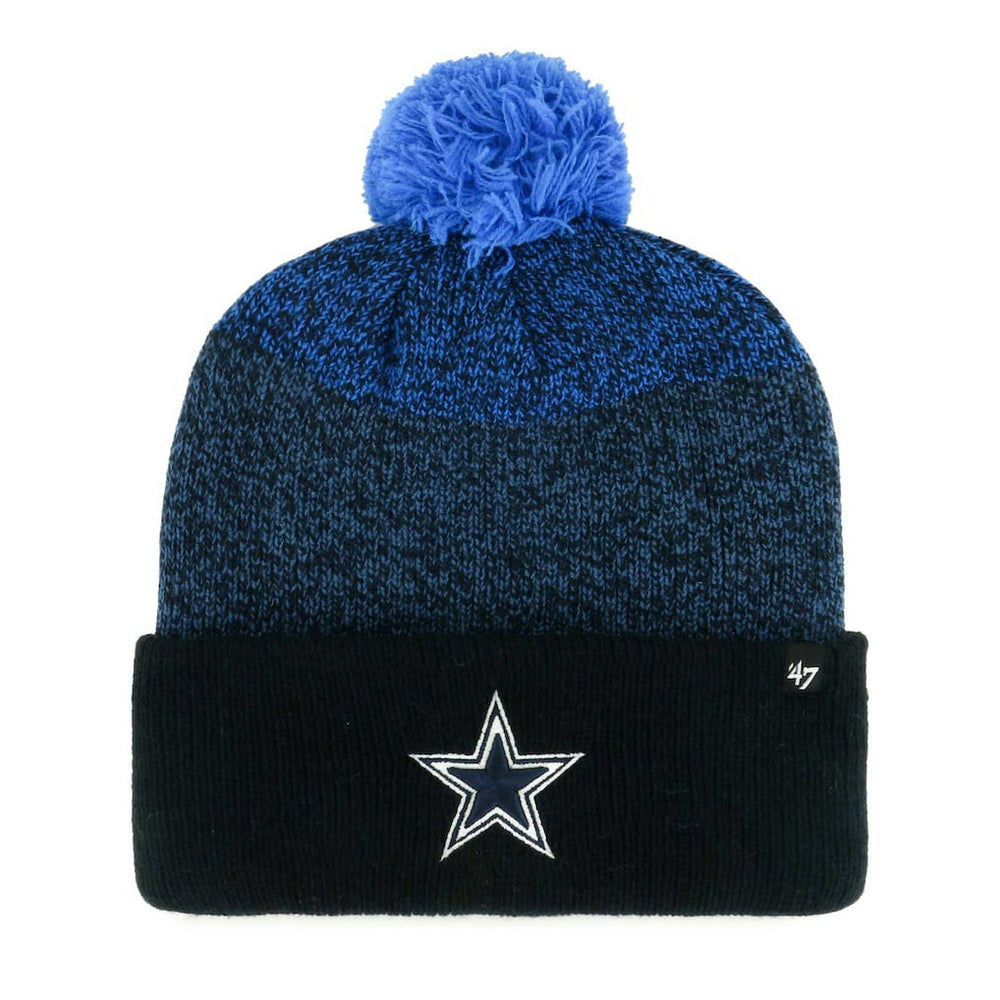 Dallas Cowboys 47 brand '47 Dark Freeze Cuffed Knit Hat with Pom