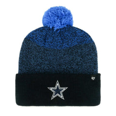 Dallas Cowboys 47 brand '47 Dark Freeze Cuffed Knit Hat with Pom