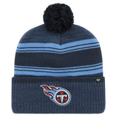 Tennessee Titans 47 brand '47 Fadeout Cuffed Knit Hat with Pom