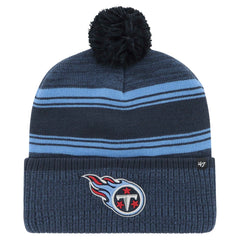 Tennessee Titans 47 brand '47 Fadeout Cuffed Knit Hat with Pom